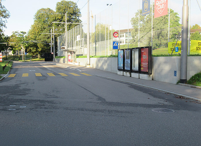 Radstreifen Verlängerung Trolleybuslinie Warmbächliweg